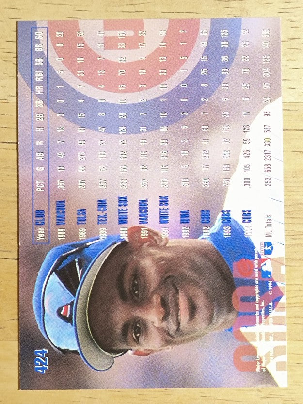 1995 Fleer #424 Sammy Sosa