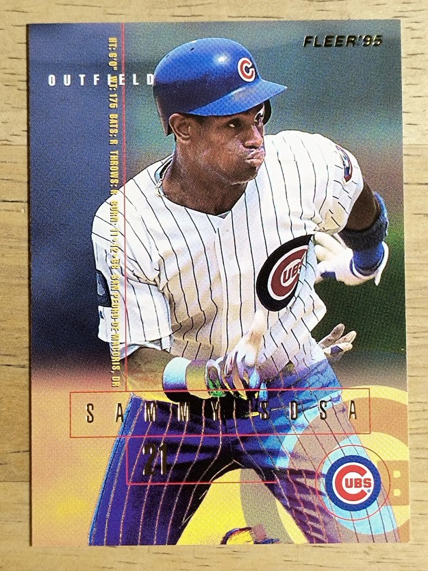 1995 Fleer #424 Sammy Sosa