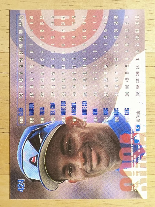 1995 Fleer #424 Sammy Sosa