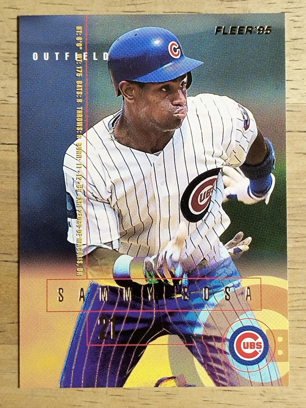 1995 Fleer #424 Sammy Sosa