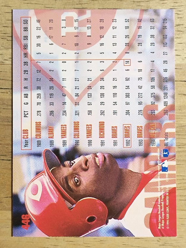 1995 Fleer #446 Deion Sanders