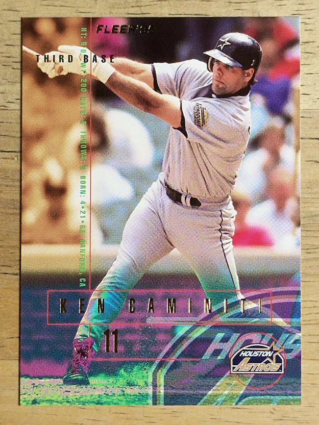 1995 Fleer #454 Ken Caminiti