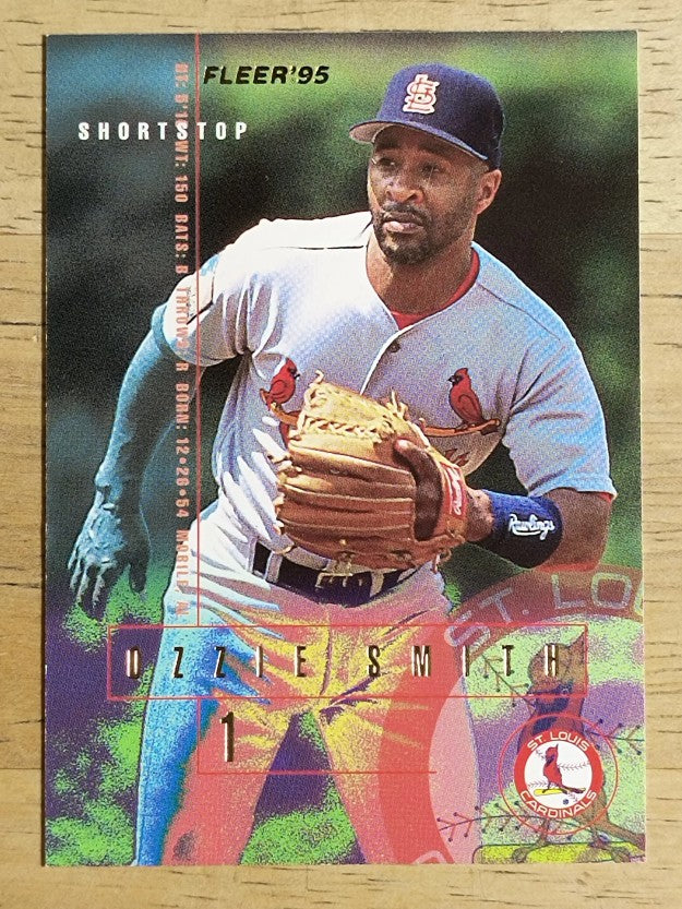 1995 Fleer #509 Ozzie Smith