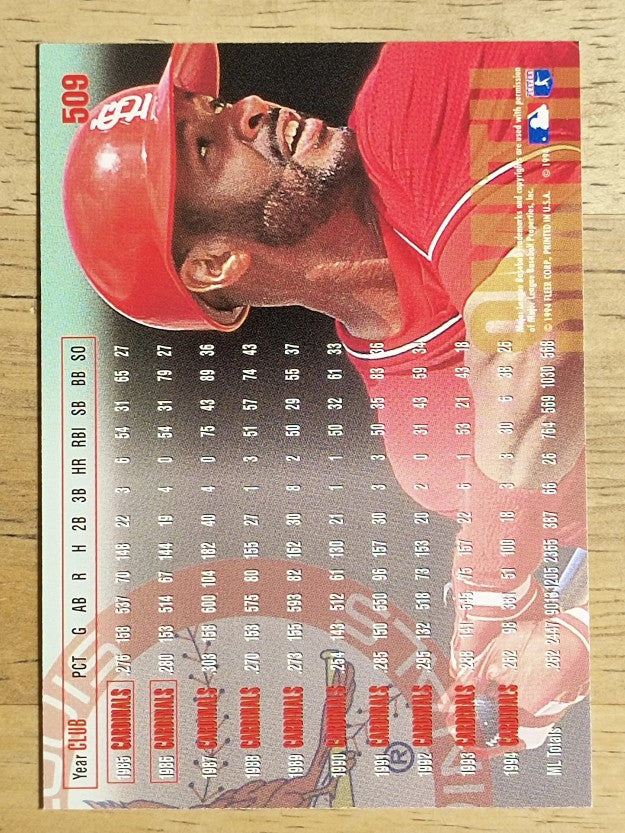 1995 Fleer #509 Ozzie Smith