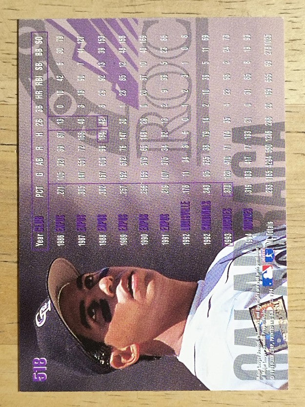 1995 Fleer #518 Andres Galarraga