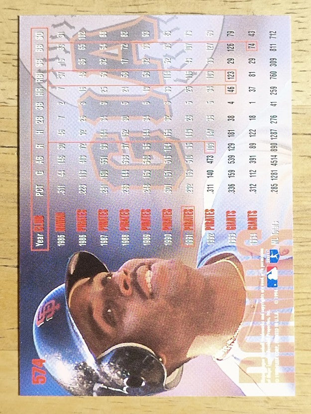 1995 Fleer #574 Barry Bonds