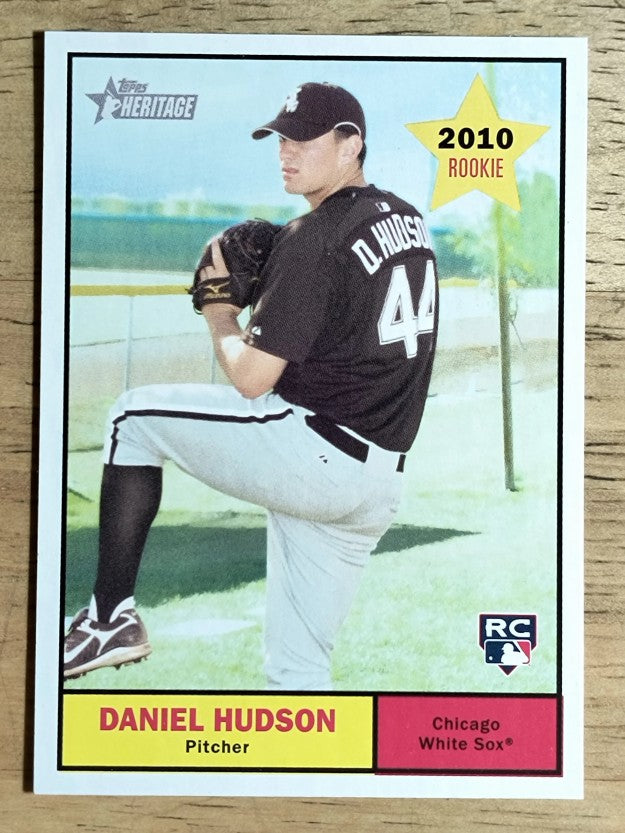 2010 Topps Heritage #124 Daniel Hudson RC
