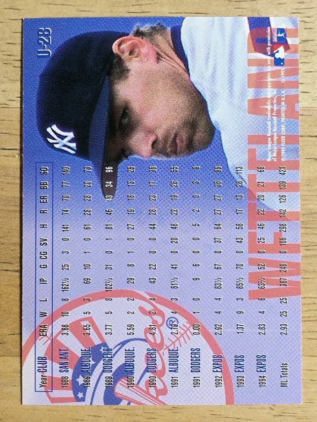 1995 Fleer Update #28 John Wetteland