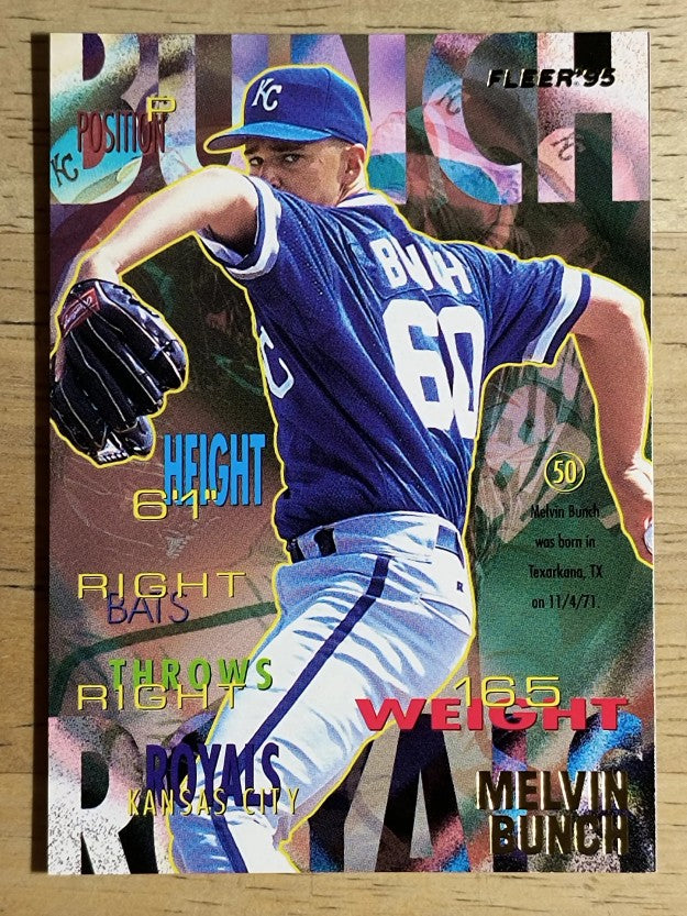 1995 Fleer Update #45 Melvin Bunch RC