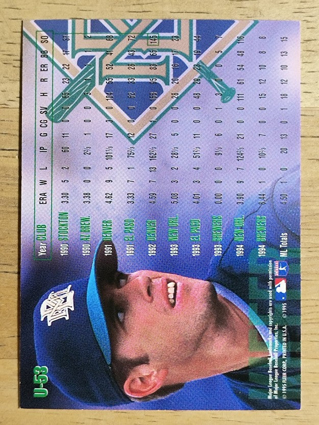 1995 Fleer Update #53 Mark Kiefer