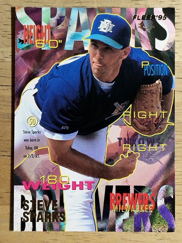 1995 Fleer Update #57 Steve Sparks RC