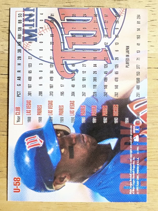 1995 Fleer Update #58 Jerald Clark