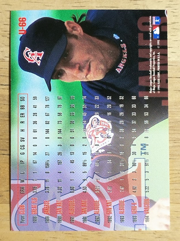 1995 Fleer Update #66 Mike James