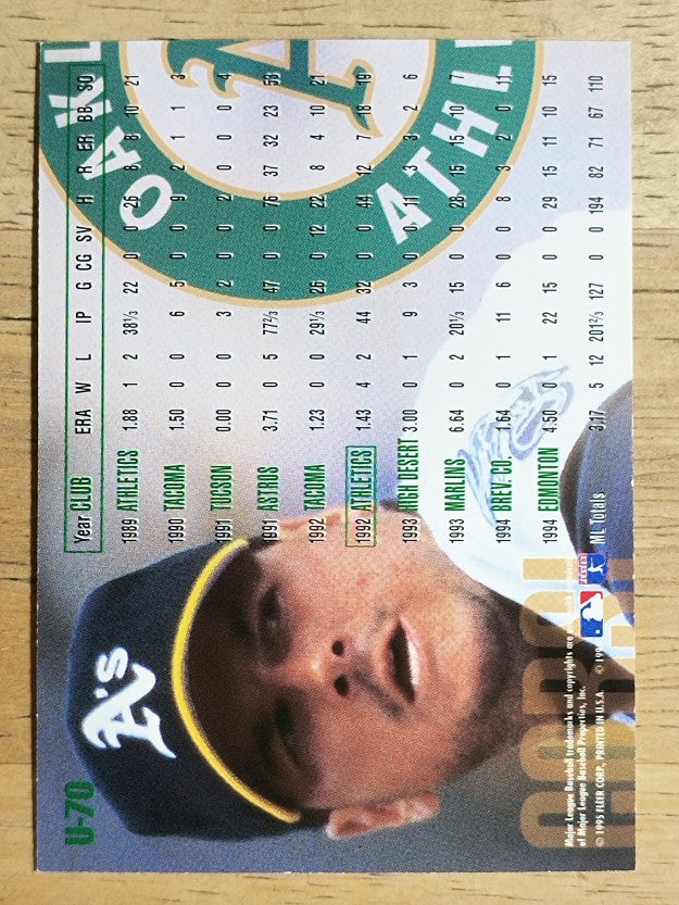 1995 Fleer Update #70 Jim Corsi