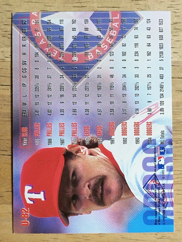 1995 Fleer Update #82 Kevin Gross