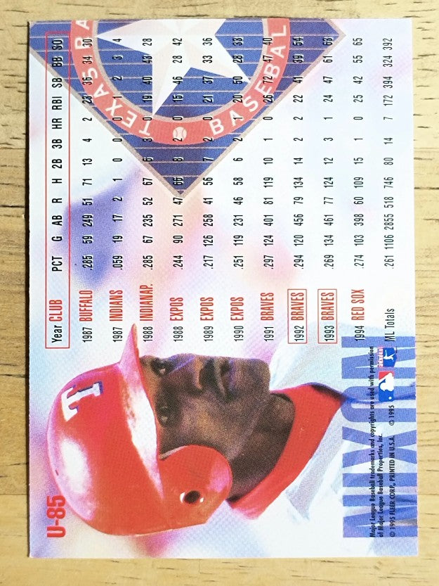 1995 Fleer Update #85 Otis Nixon