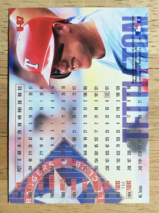 1995 Fleer Update #87 Mickey Tettleton