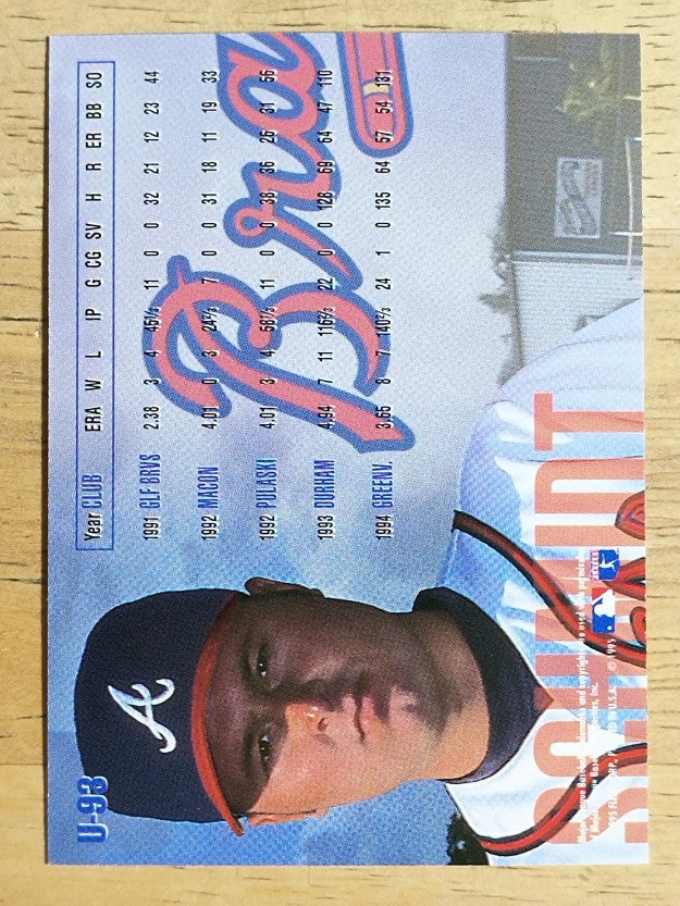 1995 Fleer Update #93 Jason Schmidt