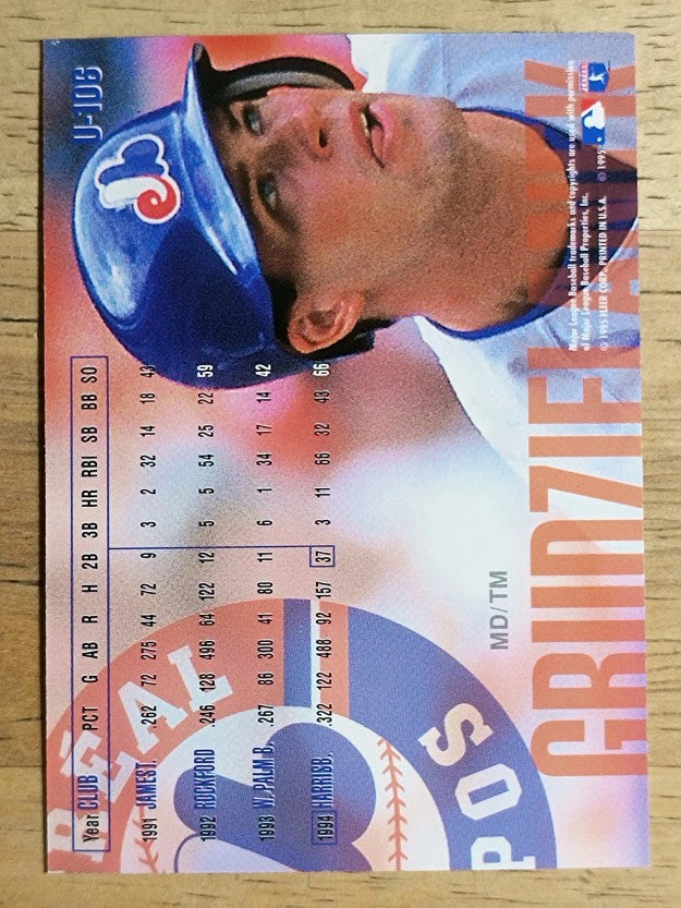 1995 Fleer Update #106 Mark Grudzielanek RC