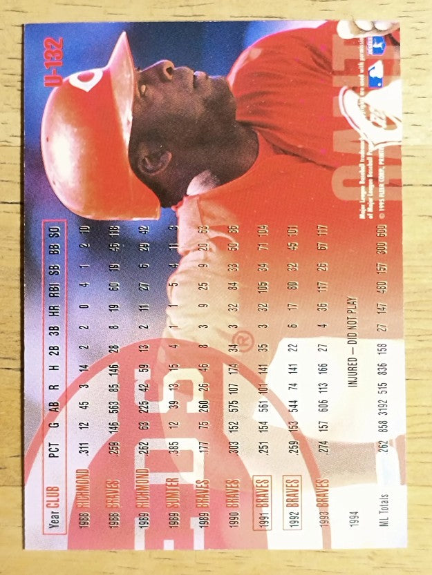 1995 Fleer Update #132 Ron Gant