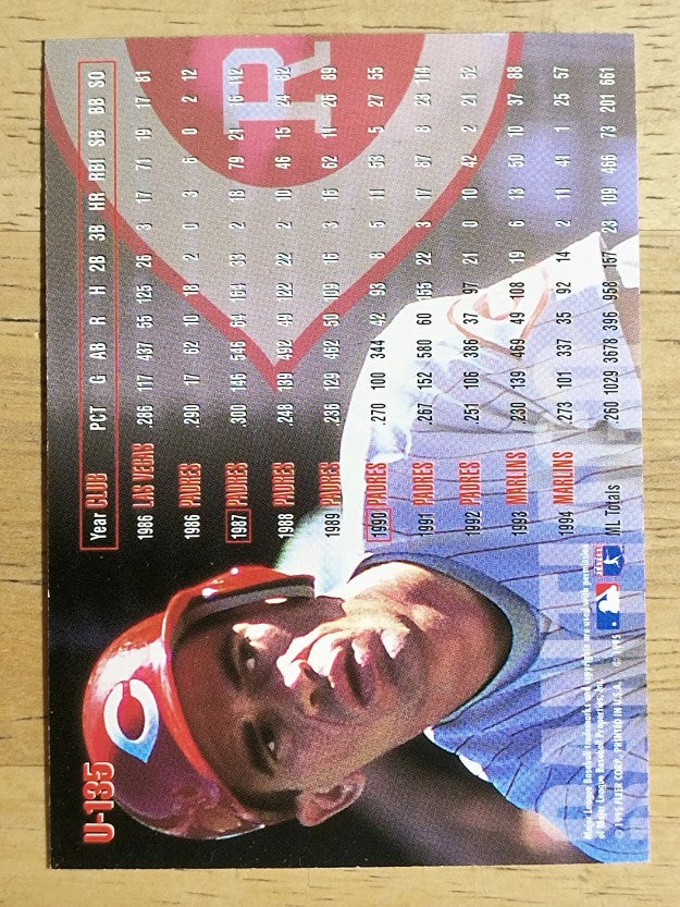 1995 Fleer Update #135 Benito Santiago