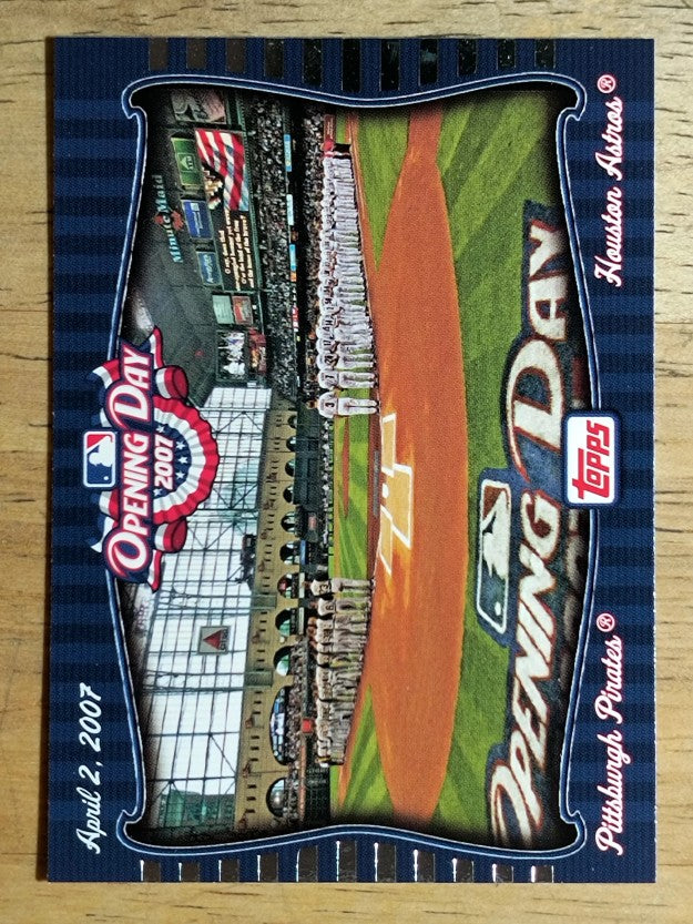 2007 Topps Opening Day Team vs. Team #OD13 Pittsburgh Pirates/Houston Astros
