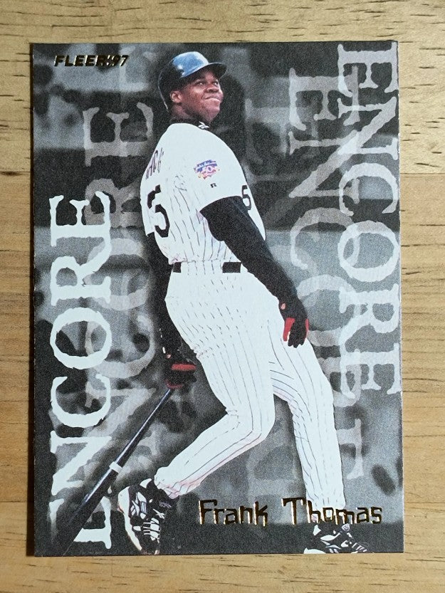 1997 Fleer #718 Frank Thomas ENC