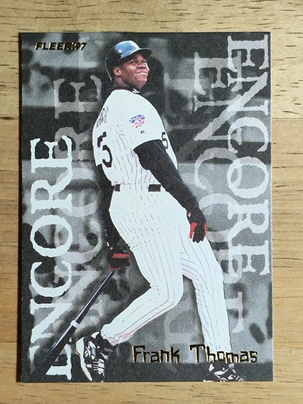 1997 Fleer #718 Frank Thomas ENC