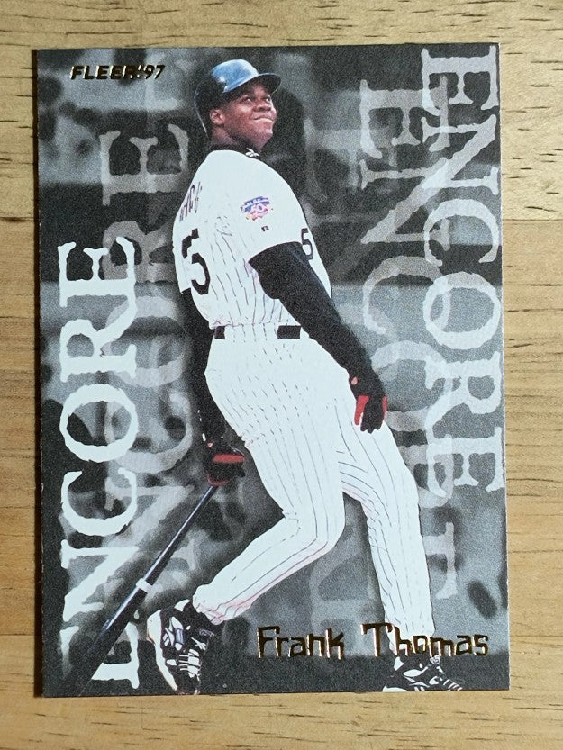 1997 Fleer #718 Frank Thomas ENC