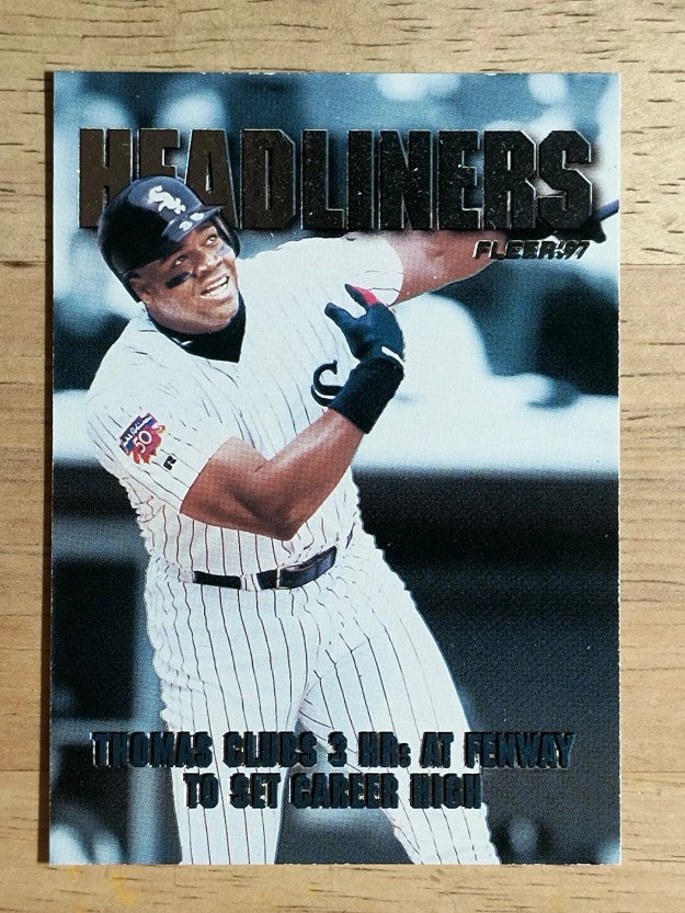 1997 Fleer Headliners #20 Frank Thomas