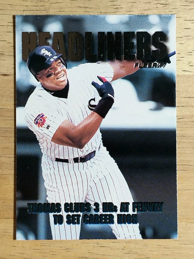 1997 Fleer Headliners #20 Frank Thomas