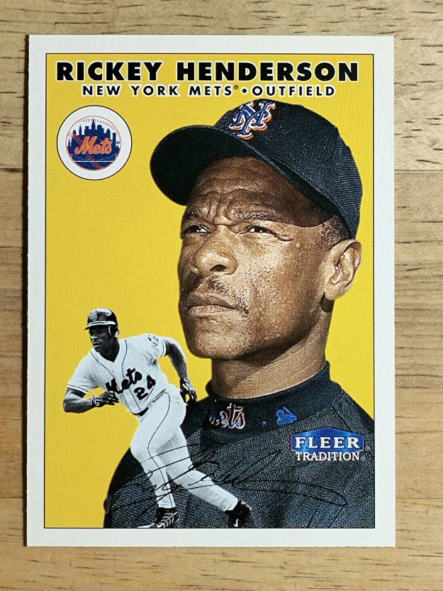 2000 Fleer Tradition #390 Rickey Henderson