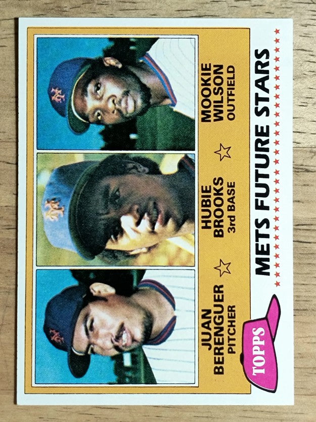 1981 Topps #259 Juan Berenguer/Hubie Brooks RC/Mookie Wilson RC
