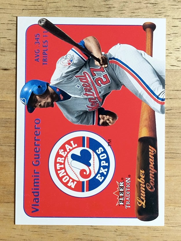 2001 Fleer Tradition Lumber Company #LC1 Vladimir Guerrero