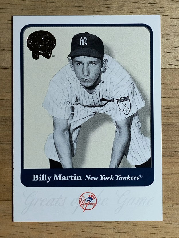 2001 Greats of the Game #7 Billy Martin
