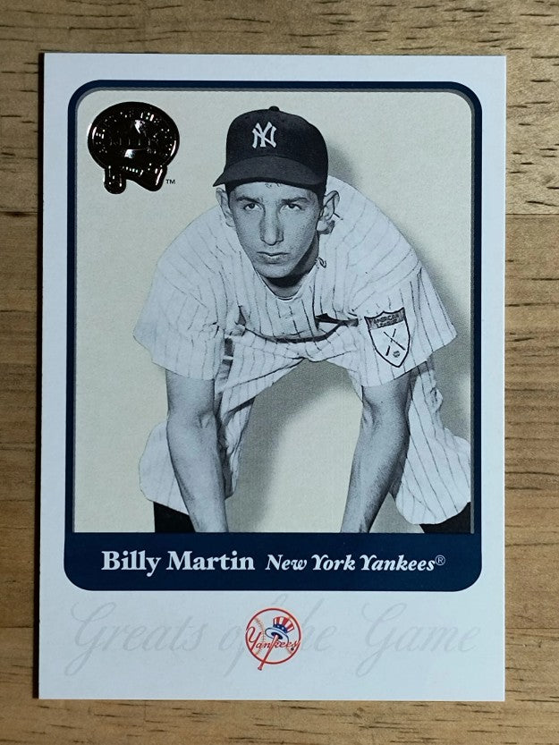 2001 Greats of the Game #7 Billy Martin