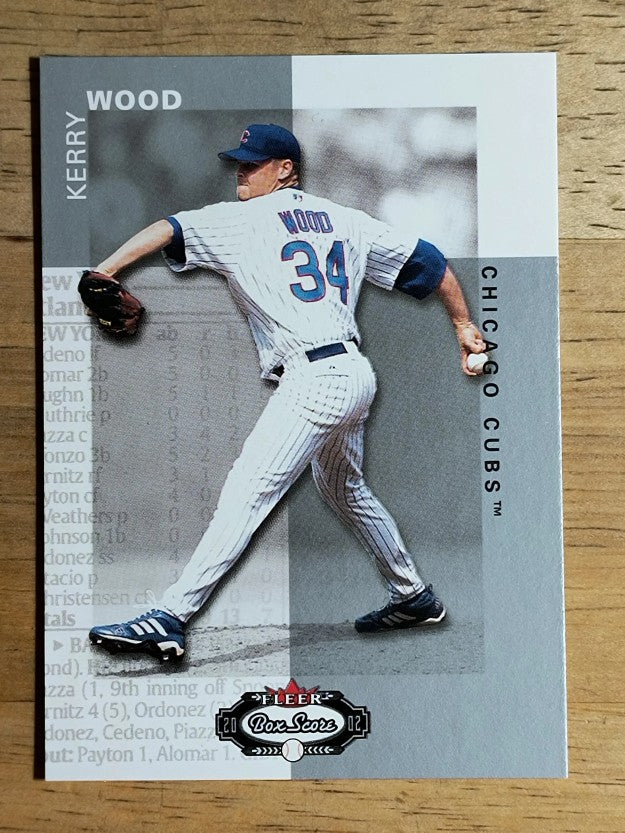 2002 Fleer Box Score #22 Kerry Wood