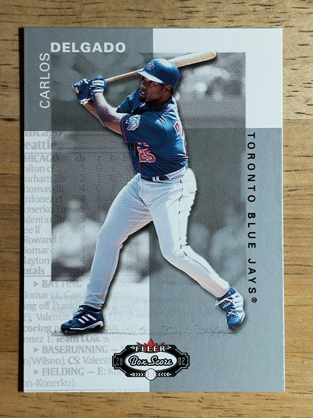 2002 Fleer Box Score #58 Carlos Delgado