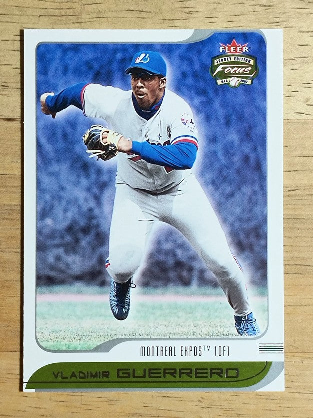 2002 Fleer Focus JE #129 Vladimir Guerrero