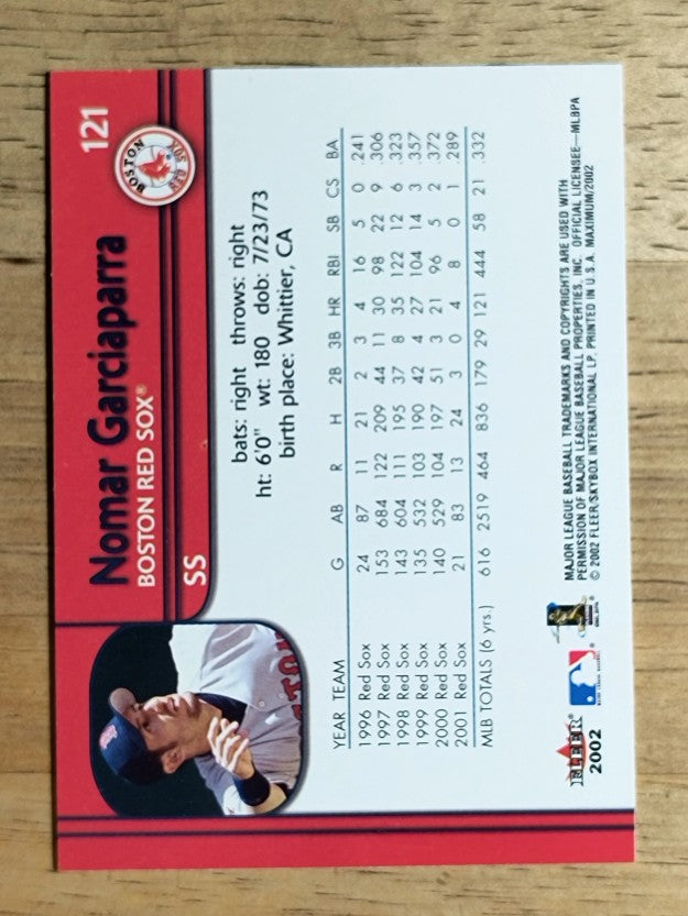 2002 Fleer Maximum #121 Nomar Garciaparra