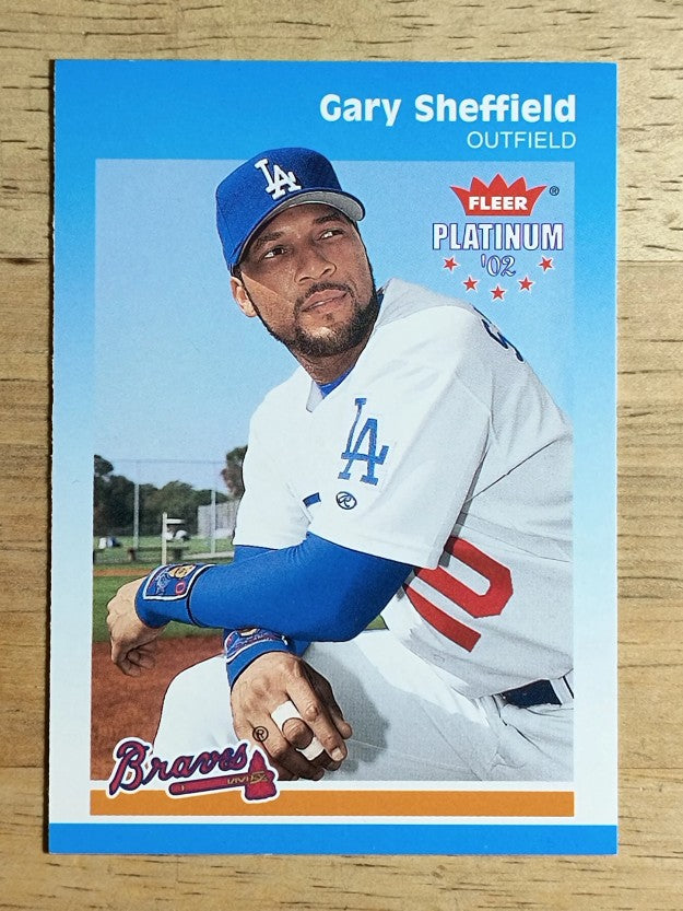 2002 Fleer Platinum #72 Gary Sheffield