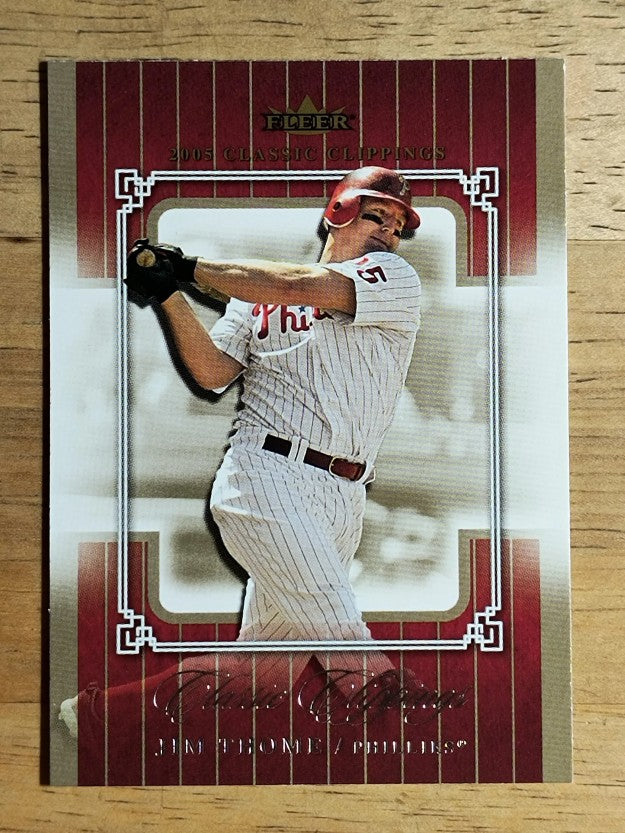 2005 Classic Clippings #17 Jim Thome