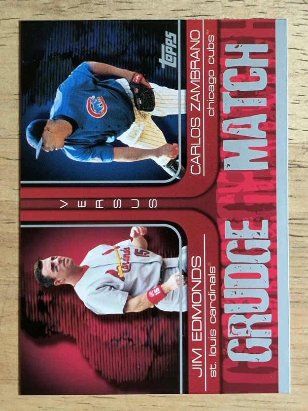 2005 Topps Grudge Match #4 Jim Edmonds/Carlos Zambrano