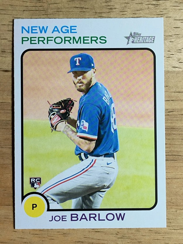 2022 Topps Heritage New Age Performers #NAP24 Joe Barlow