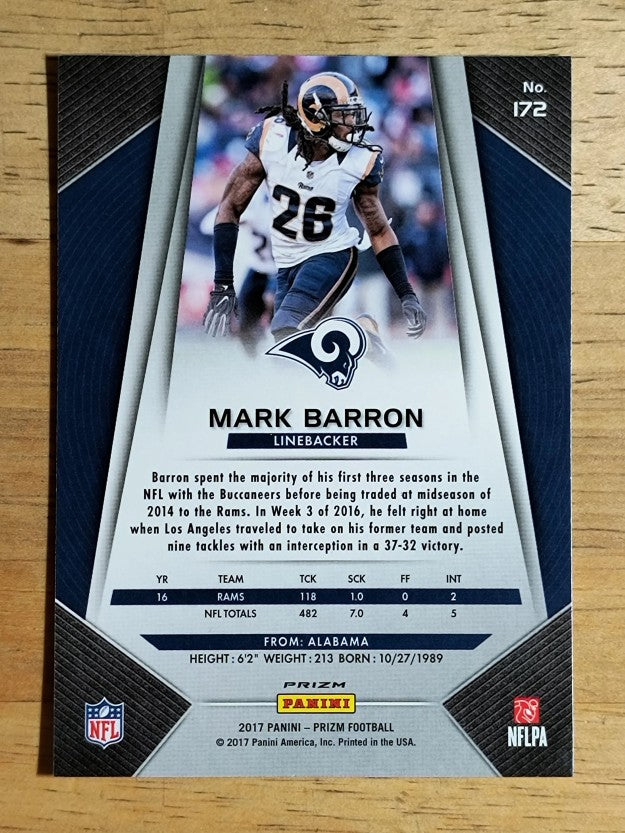 2017 Panini Prizm Prizms #172 Mark Barron