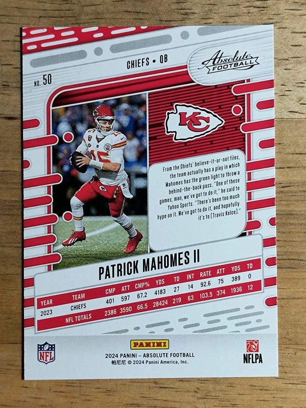 2024 Absolute Retail #50 Patrick Mahomes II