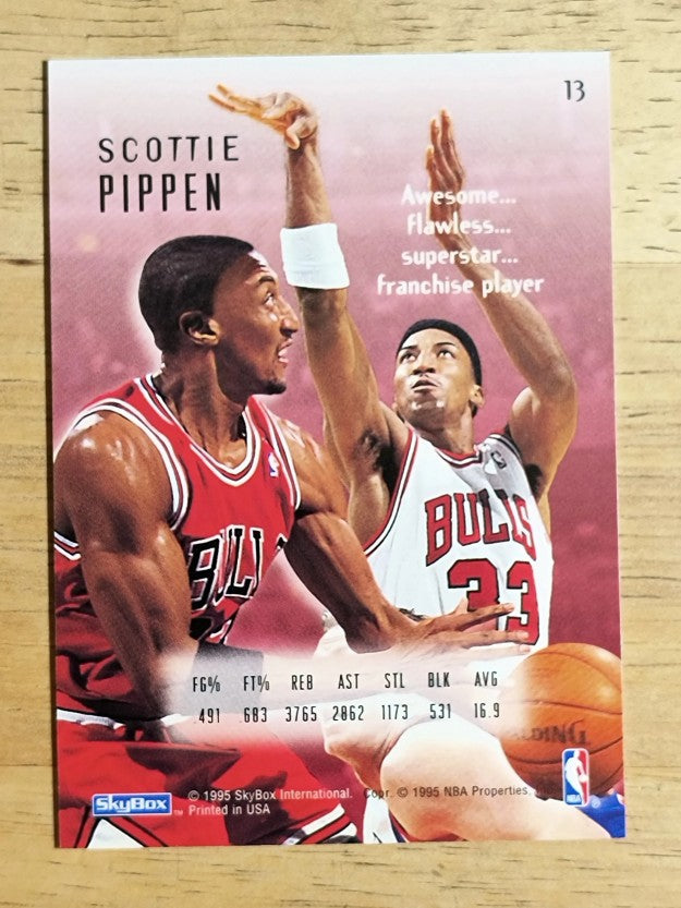 1994-95 Emotion #13 Scottie Pippen