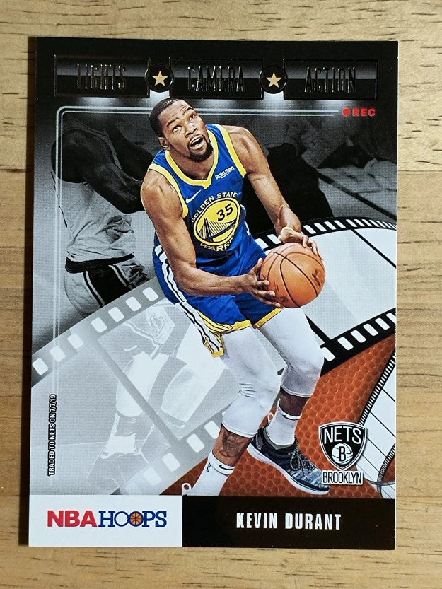 2019-20 Hoops Lights Camera Action #1 Kevin Durant