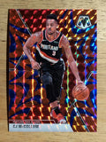 2019-20 Panini Mosaic Mosaic Blue Reactive #15 CJ McCollum