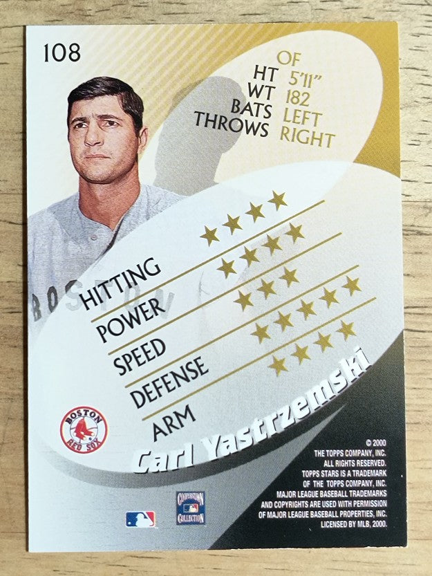 2000 Topps Stars #108 Carl Yastrzemski